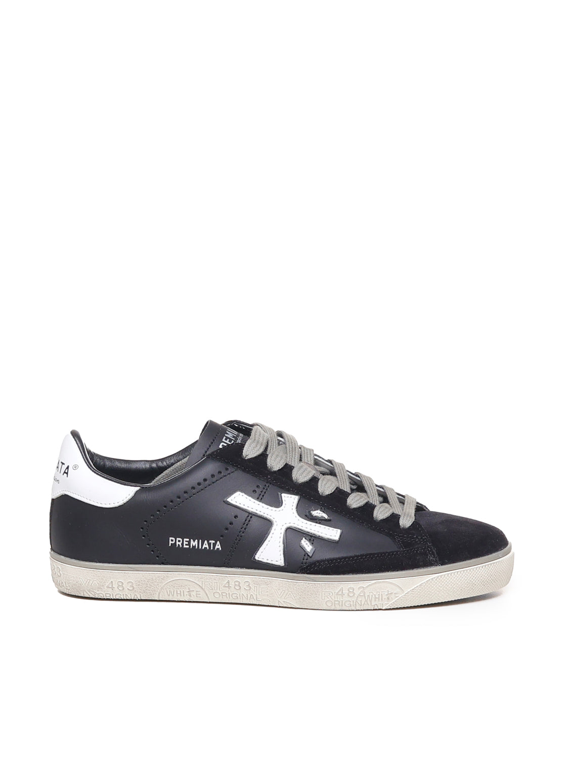 Premiata Sneakers Black Calfskin