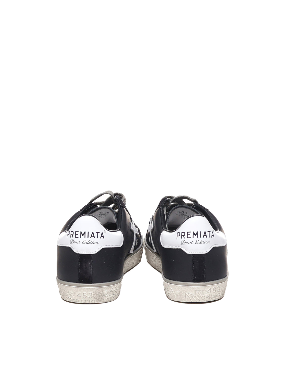 Premiata Sneakers Black Calfskin