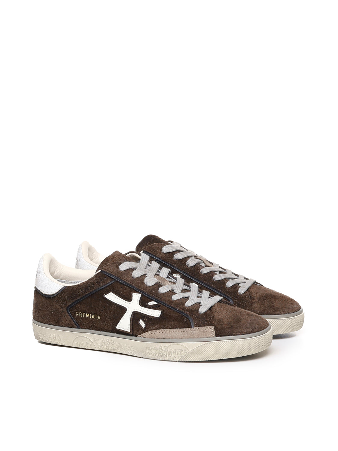 Premiata Sneakers Brown Suede