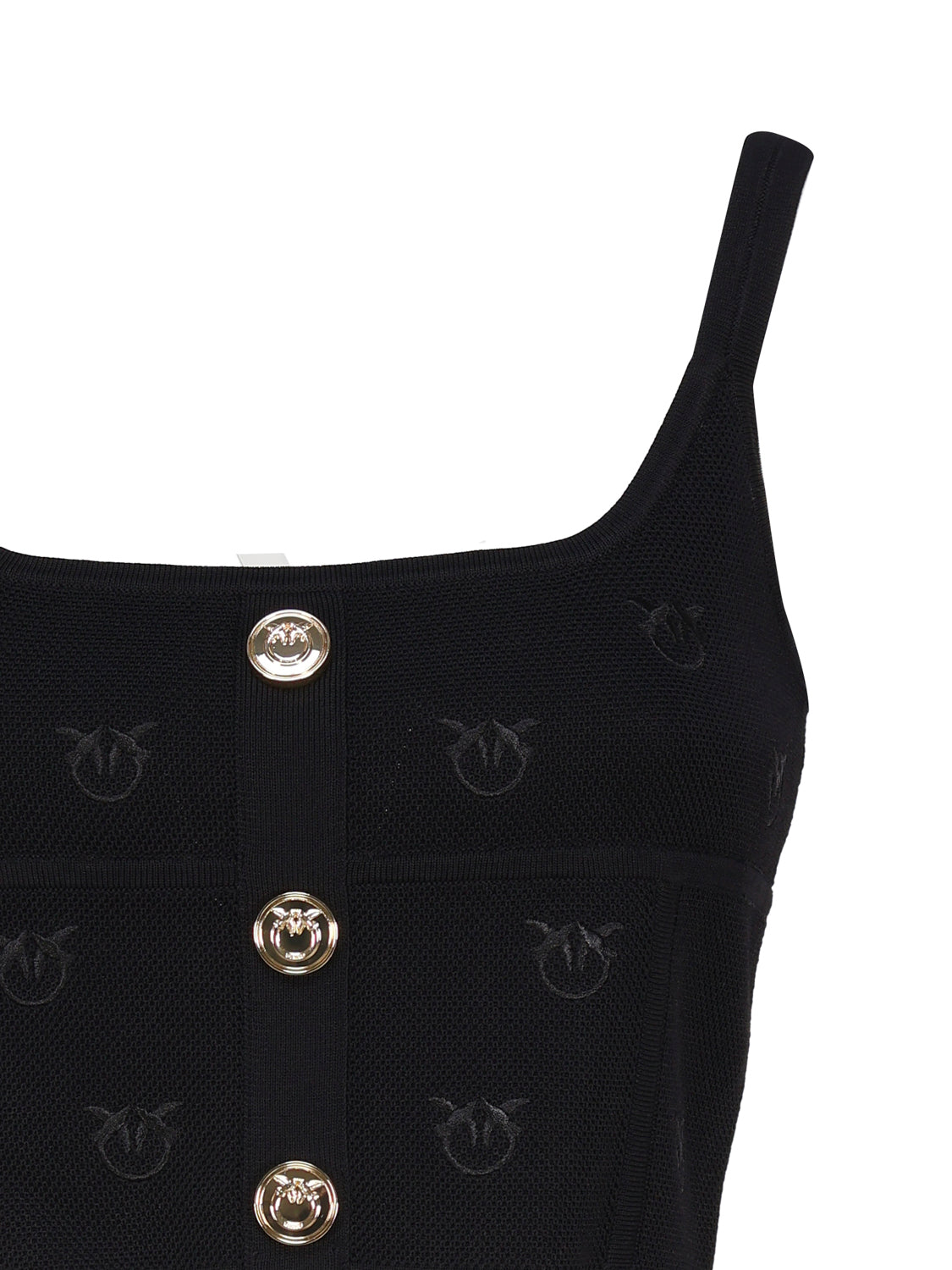 Pinko Top Black Est - Tessuto Esterno: Vi Pa