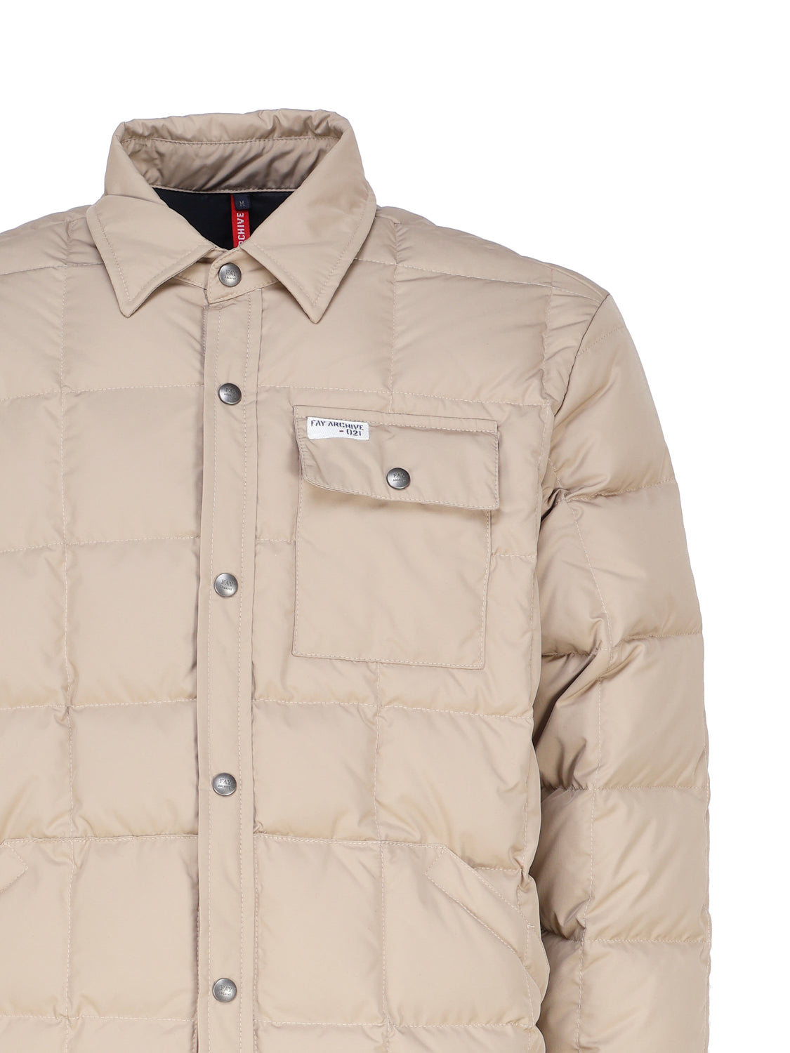 Fay Shirts Beige Polyammide