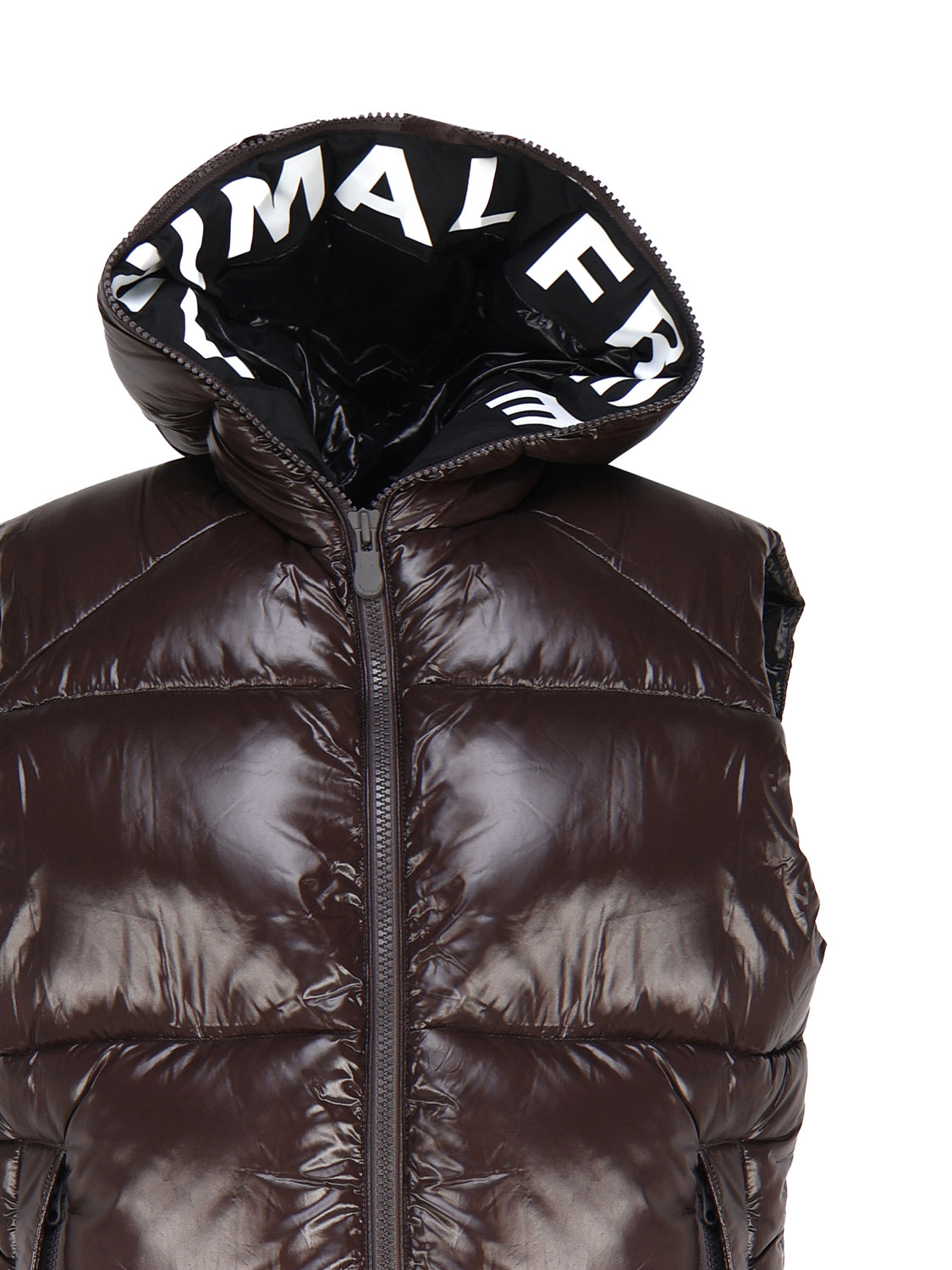 Save The Duck Coats Brown Nylon
