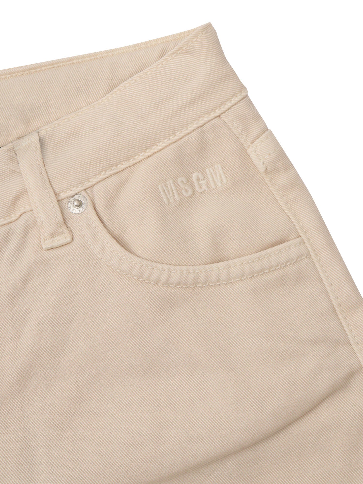 DENIM PANTS BOY Beige Lyocell Cotton Elastane Jean