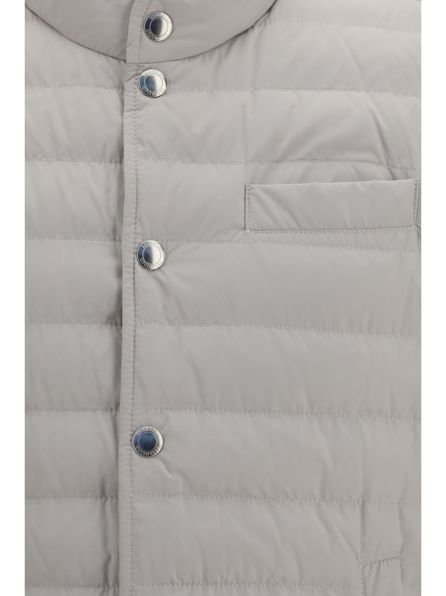 Sleeveless Padded Gilet Ice Polyester Blazers