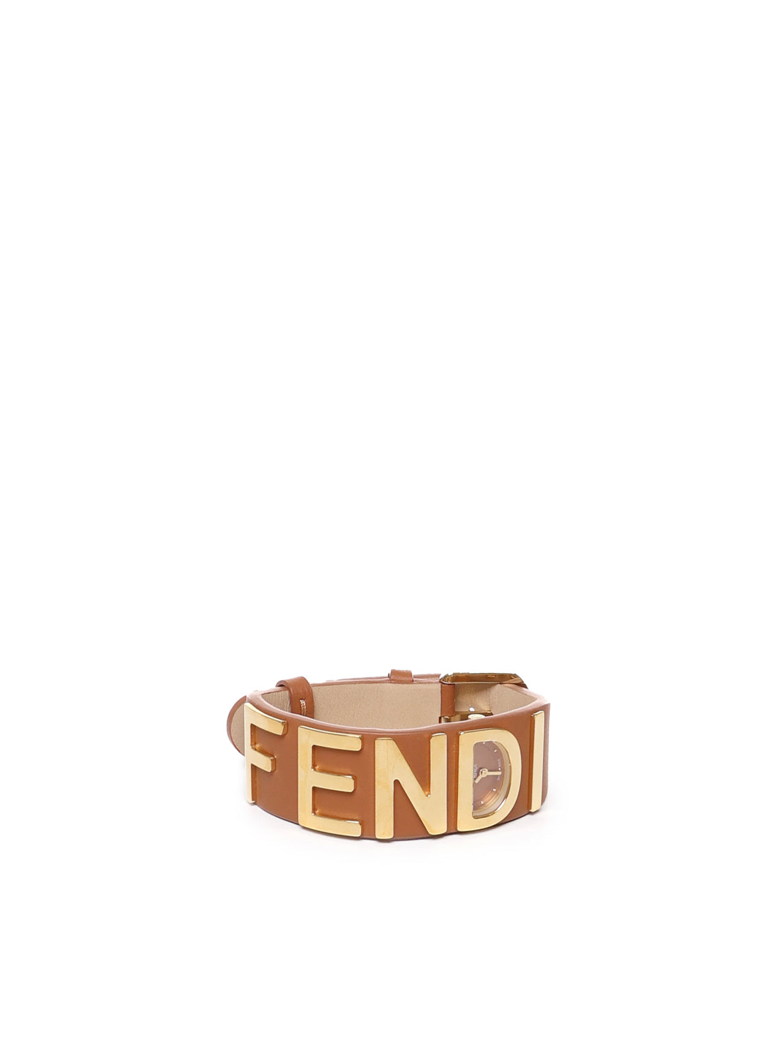 Fendi Bijoux Brown Calfskin