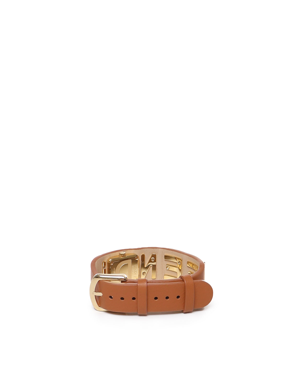 Fendi Bijoux Brown Calfskin