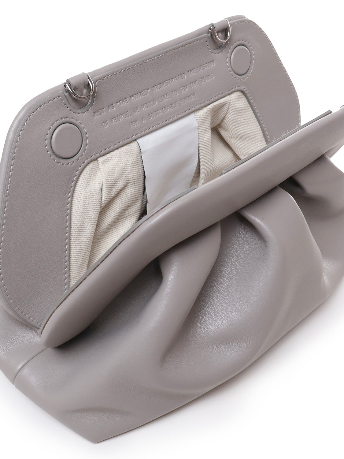Themoire Bags Grey Polyurethane