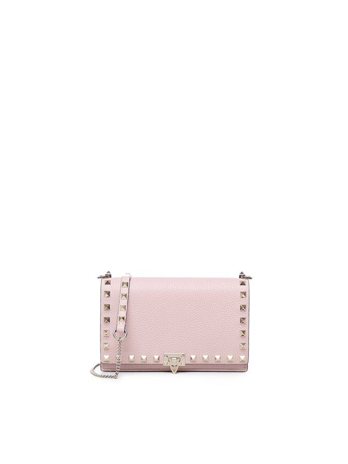 Valentino Garavani Bags Rose Quartz Calf Leather - Bos Taurus
