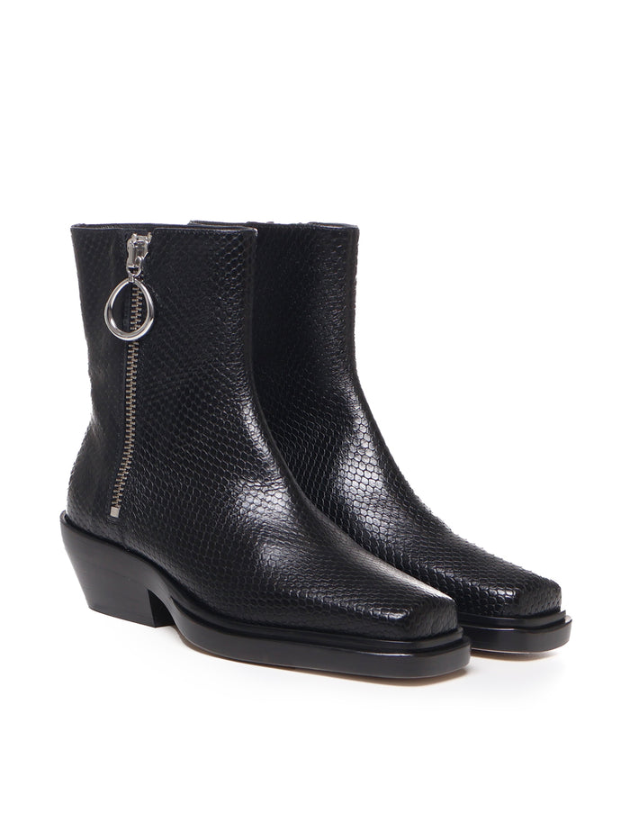 Dondup Boots Black Calfskin