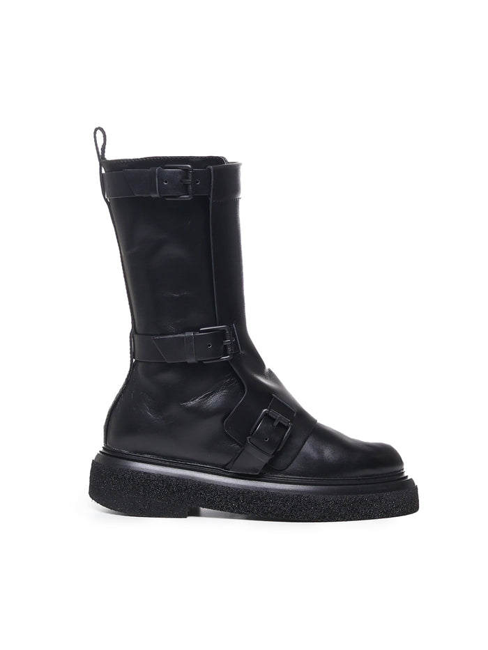 Max Mara Boots Black Calfskin