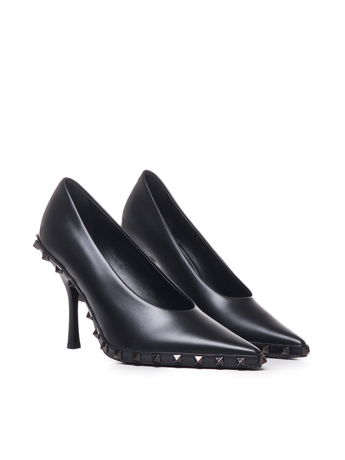 Valentino Garavani With Heel Black Calfskin