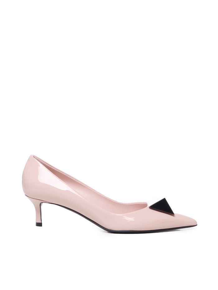 Valentino Garavani With Heel Poudre Calfskin