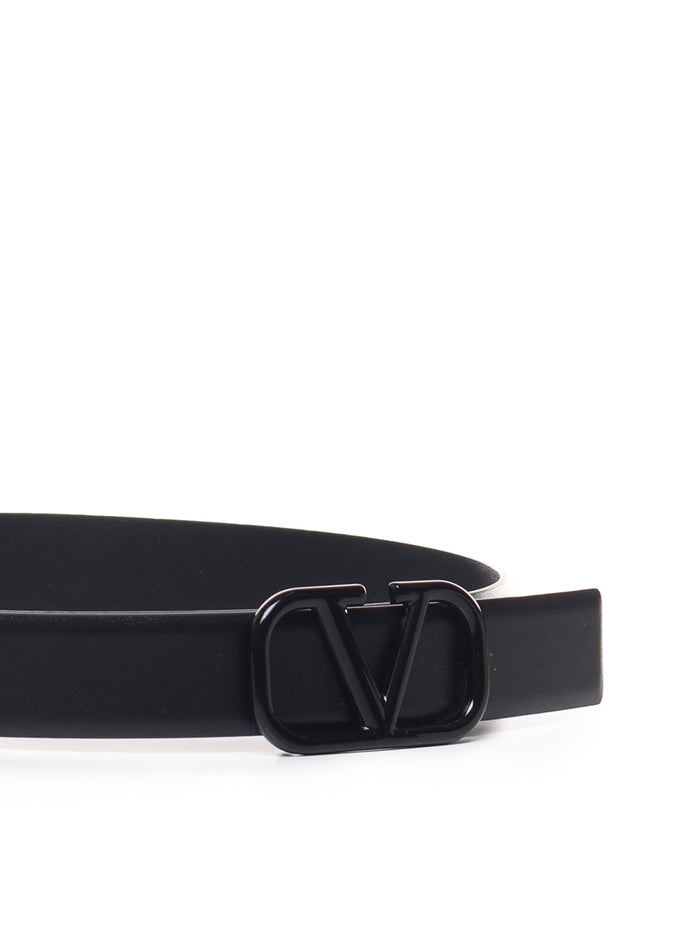Valentino Garavani Belts Black Calfskin
