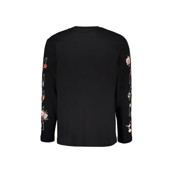 Off-White Logo Longsleeve T-Shirt Black Cotton