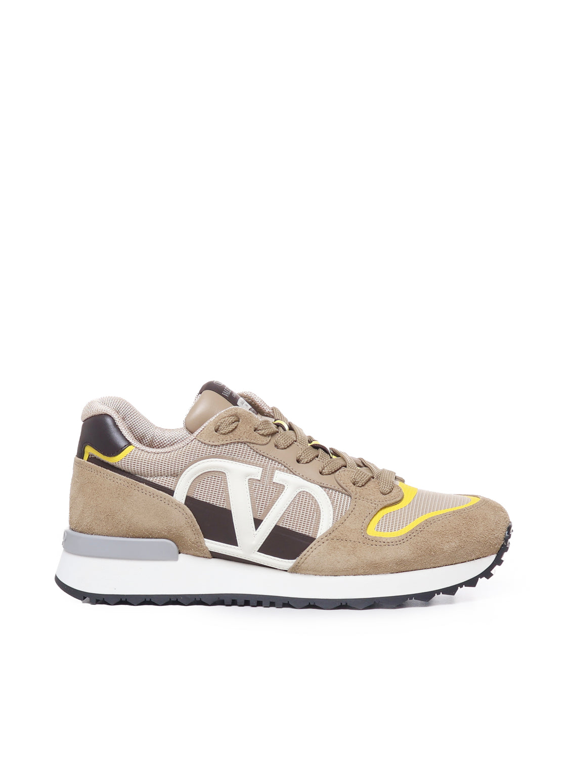 Valentino Garavani Sneakers Brown Fabric