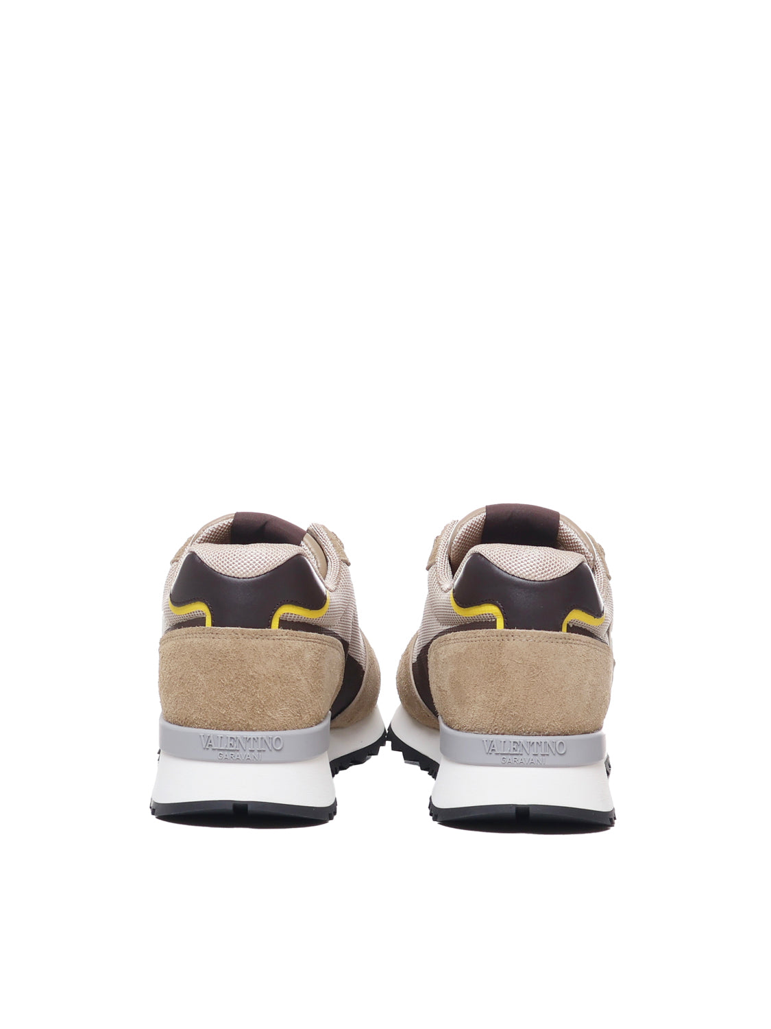 Valentino Garavani Sneakers Brown Fabric