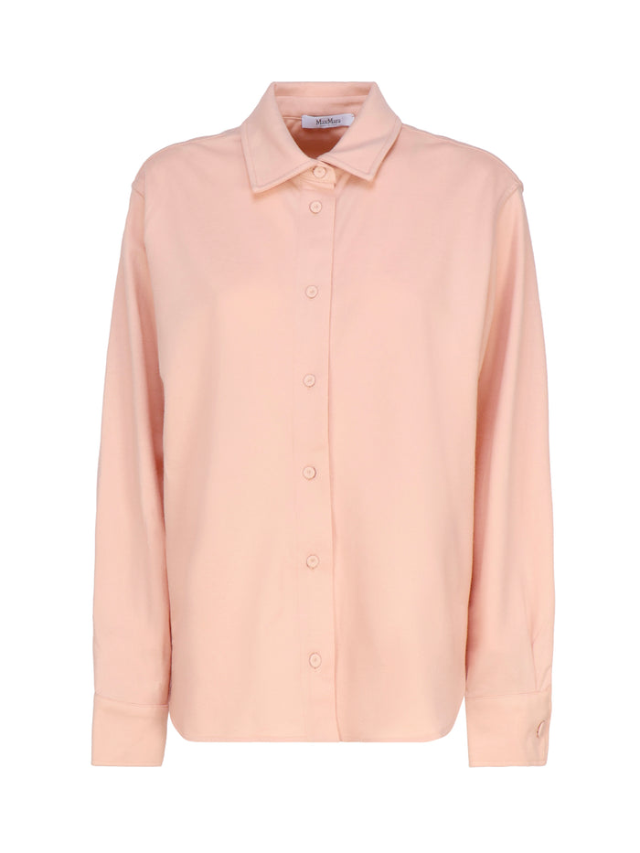 Max Mara Shirts Pink Virgin Wool