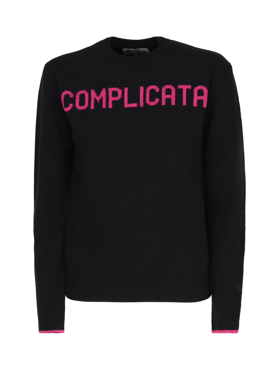 Mc2 Saint Barth Sweaters Black Wool