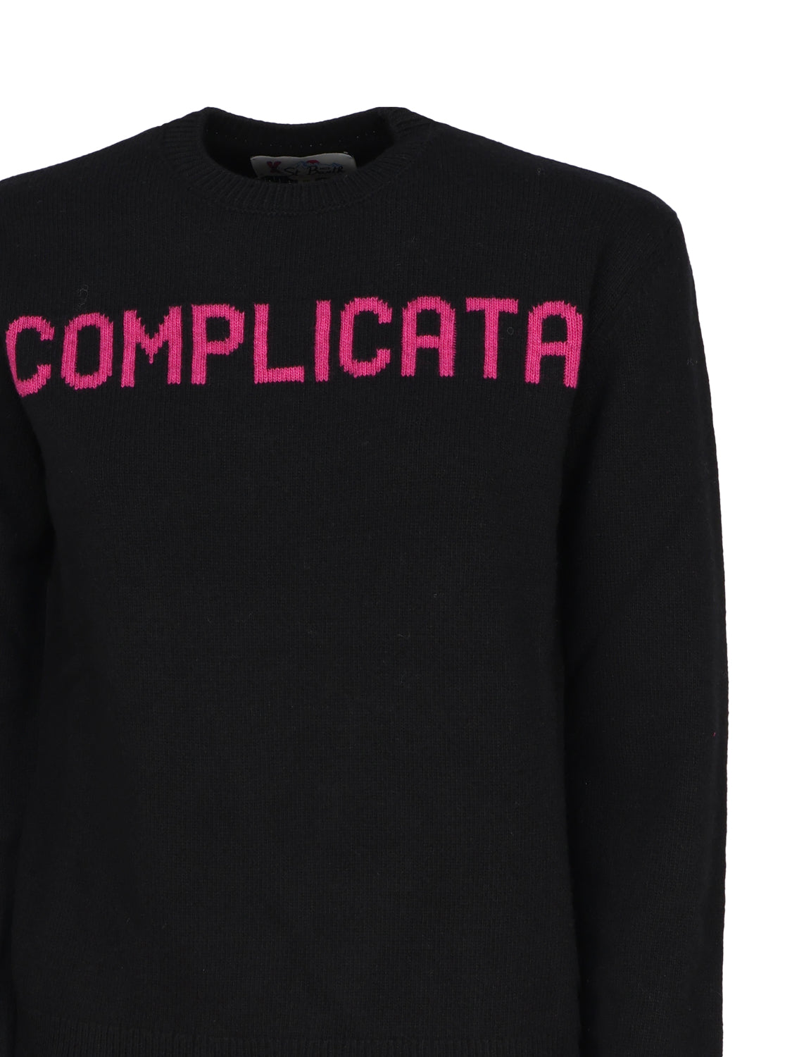 Mc2 Saint Barth Sweaters Black Wool