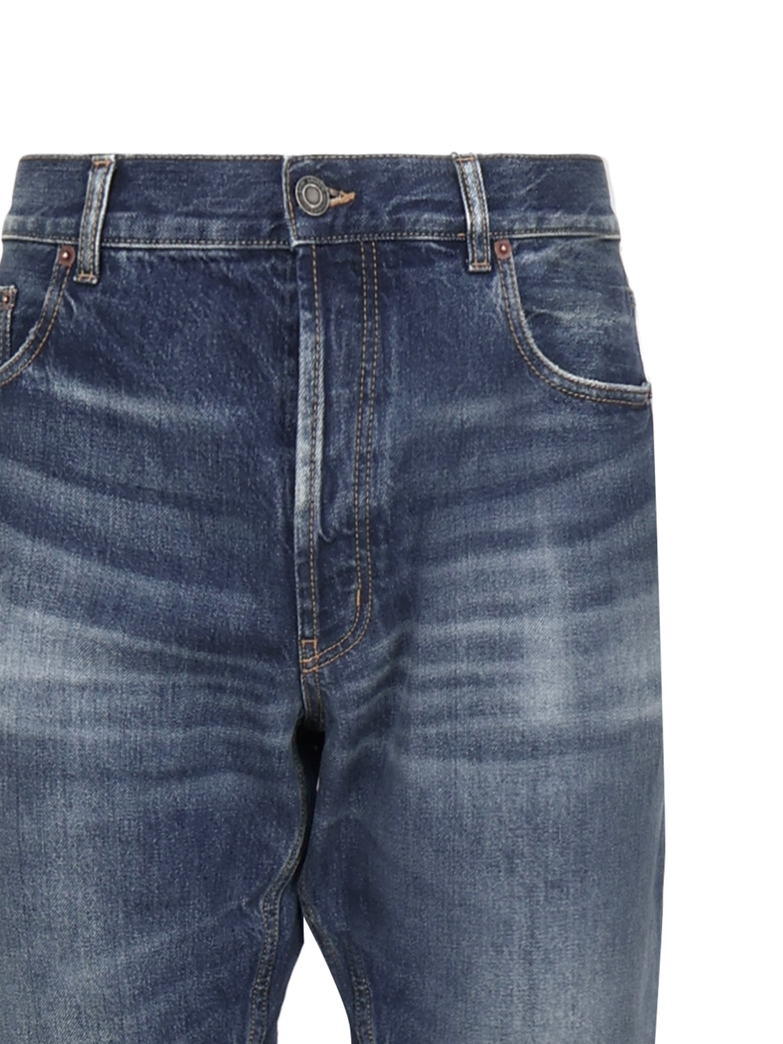 Saint Laurent Jeans Blue Cotton