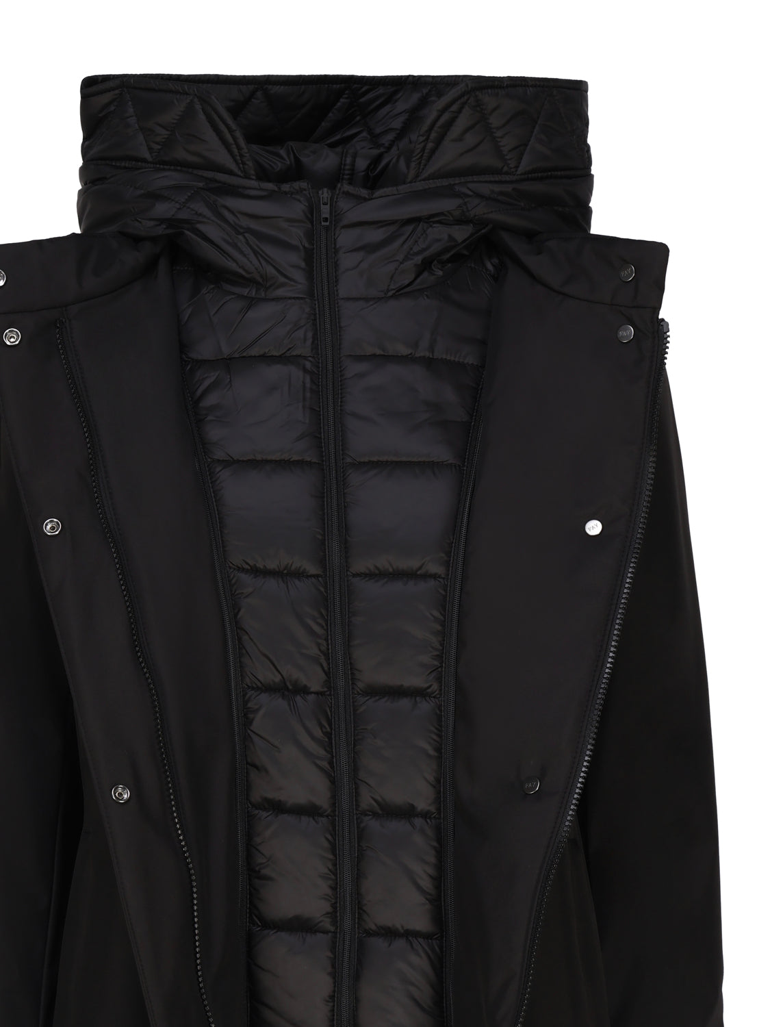 Fay Coats Black Polyester