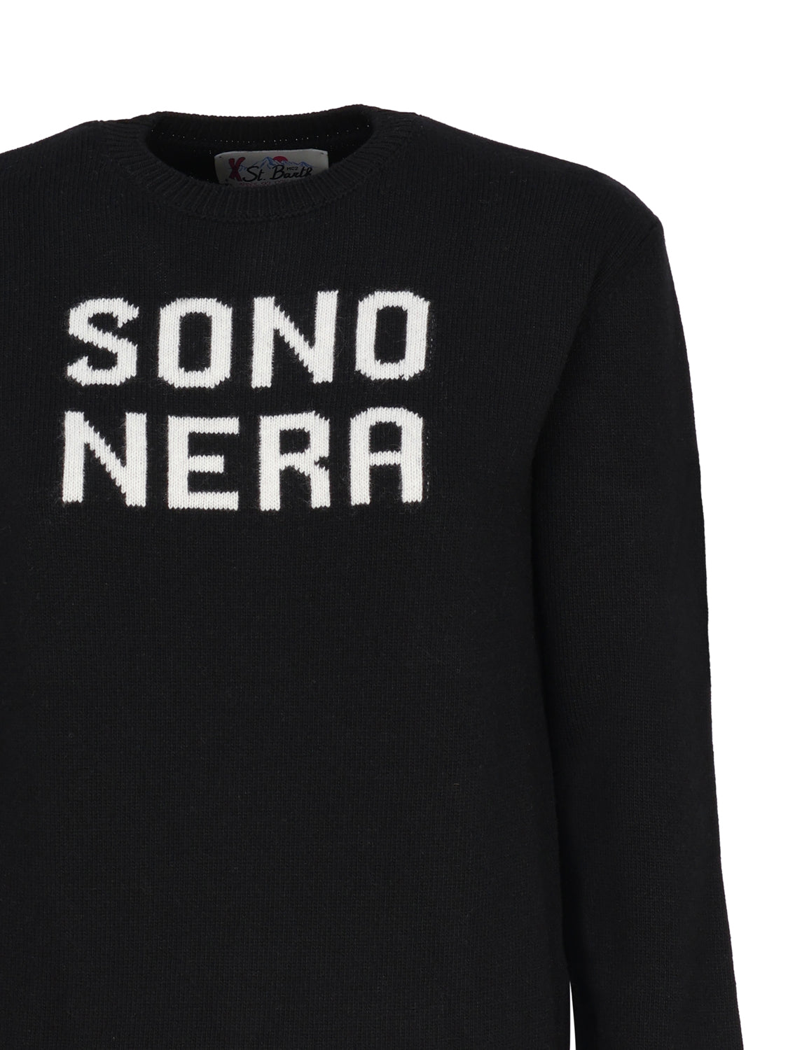 Mc2 Saint Barth Sweaters Black Wool