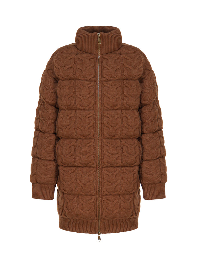 Max Mara Coats Brown Lana Cashmere