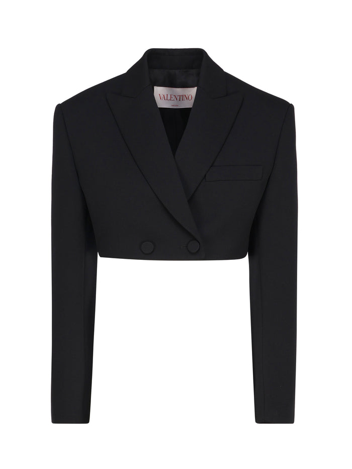Valentino Garavani Jackets Black Virgin Wool