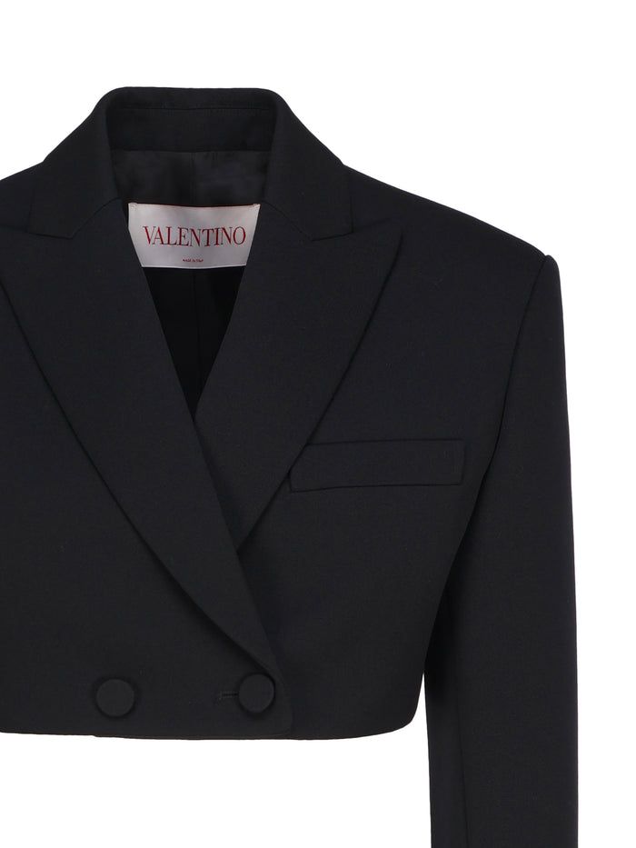Valentino Garavani Jackets Black Virgin Wool