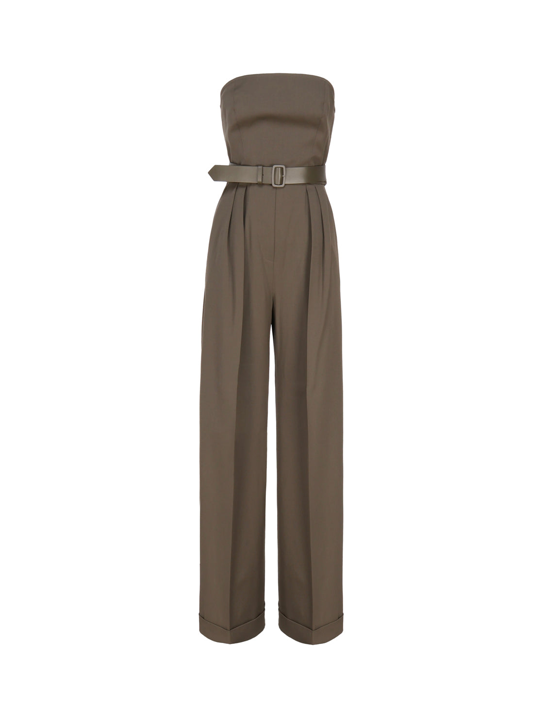 Max Mara Dresses Khaki Virgin Wool Elastane