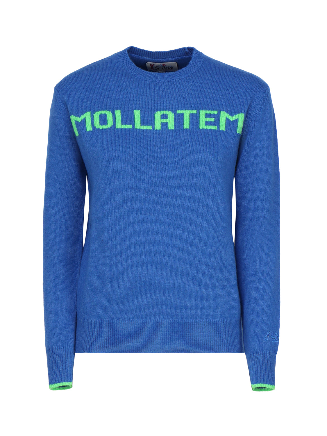 Mc2 Saint Barth Sweaters Blue Wool