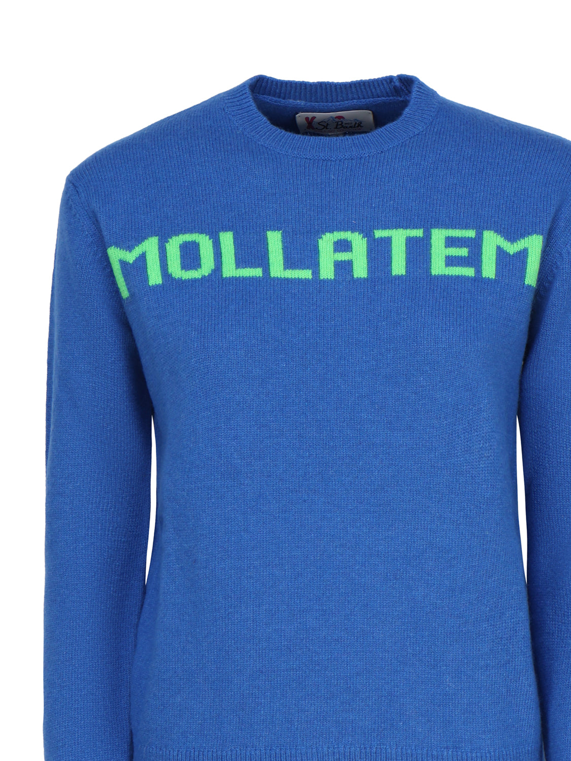 Mc2 Saint Barth Sweaters Blue Wool