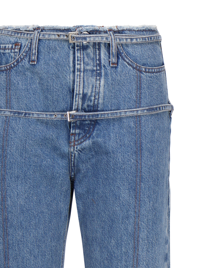 Jacquemus Jeans Blue Cotton