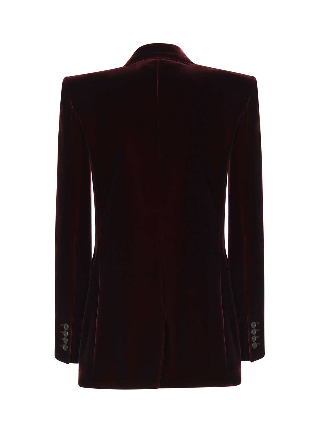 Saint Laurent Jackets Bordeaux Cupro