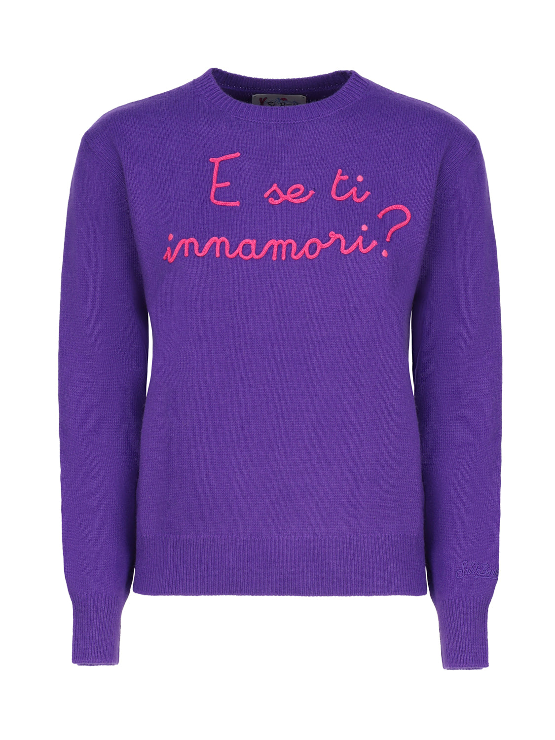 Mc2 Saint Barth Sweaters Purple Wool
