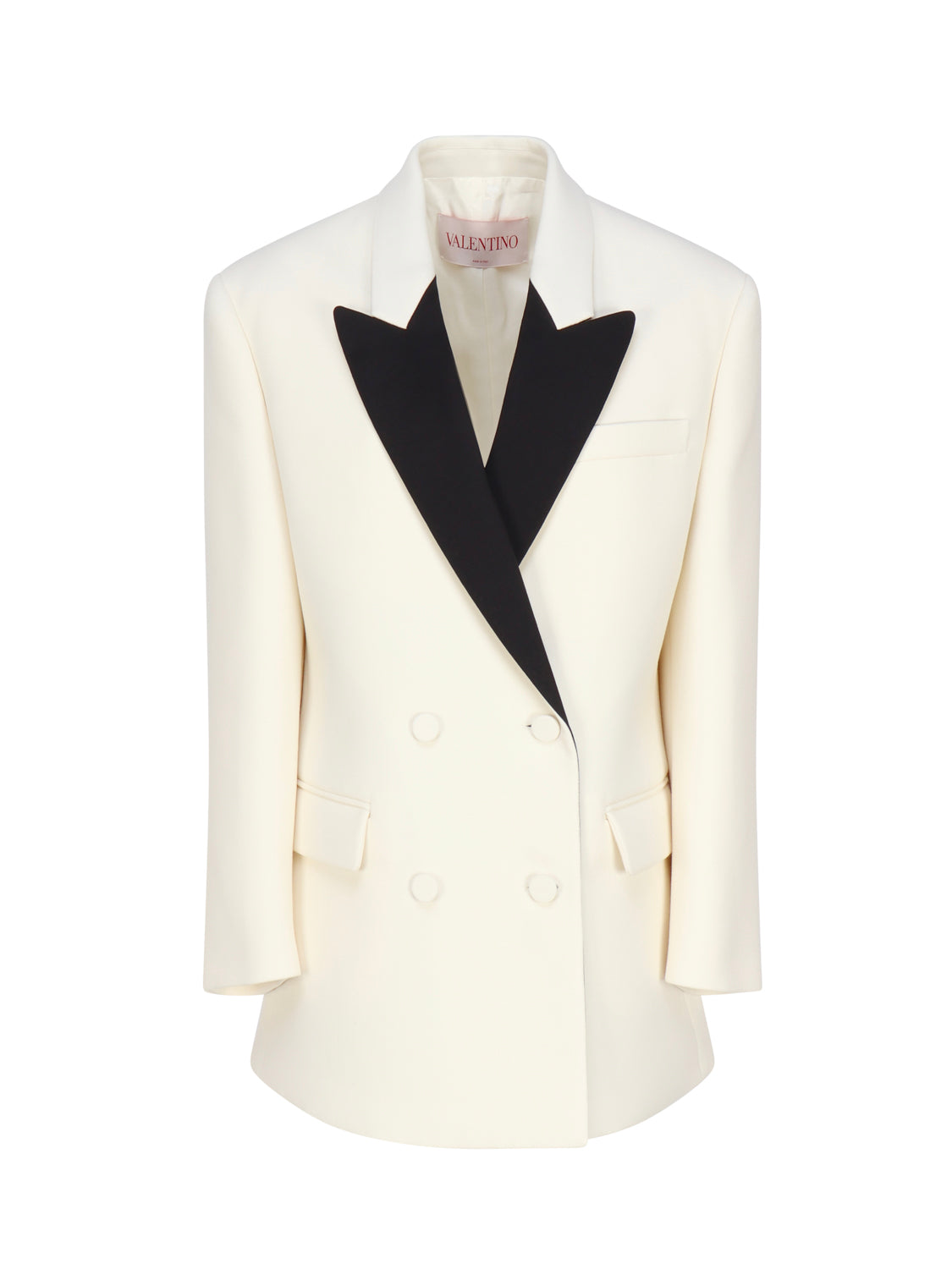 Valentino Garavani Jackets White, Black Virgin Wool Polyamide
