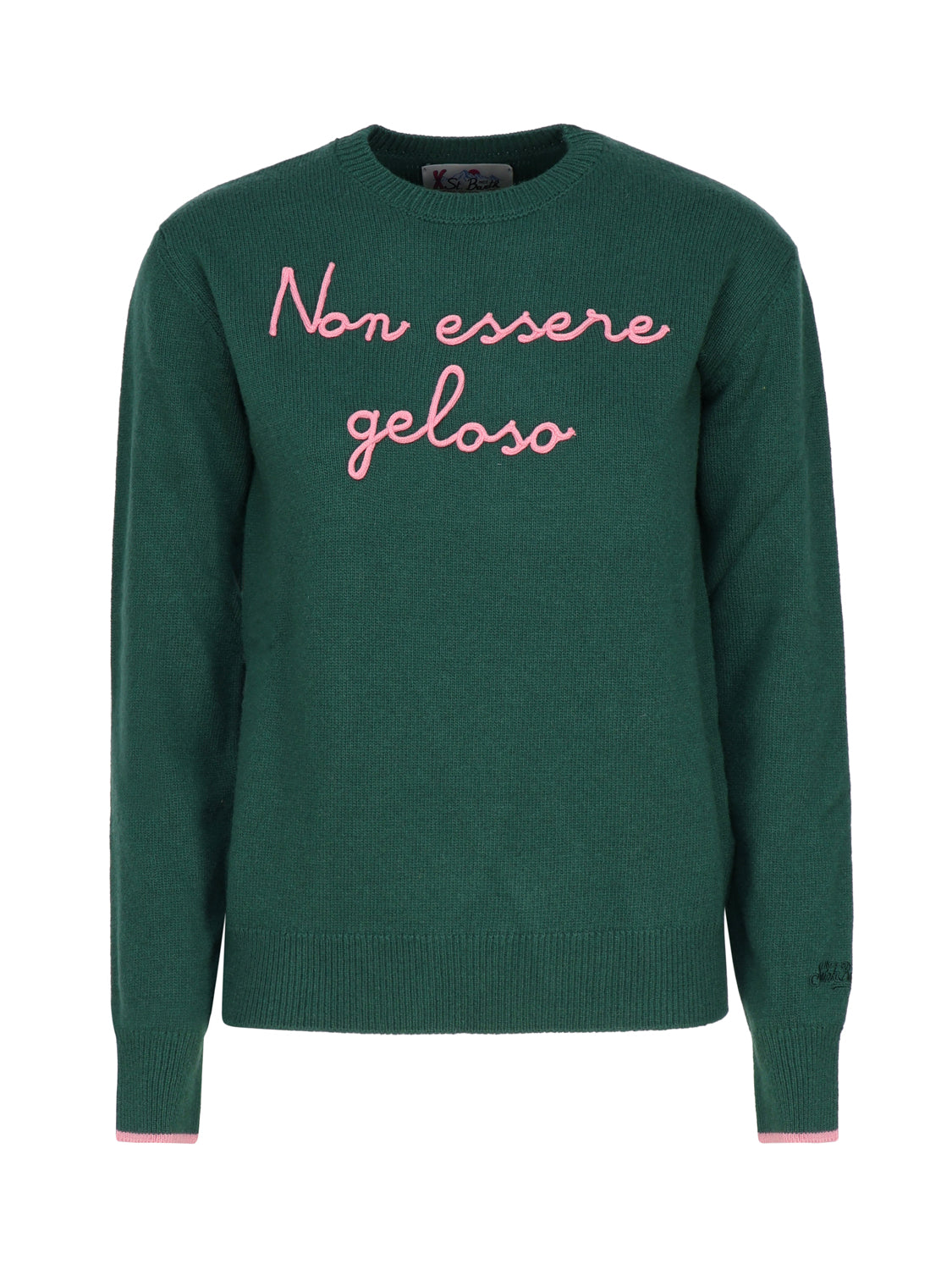 Mc2 Saint Barth Sweaters Green Wool
