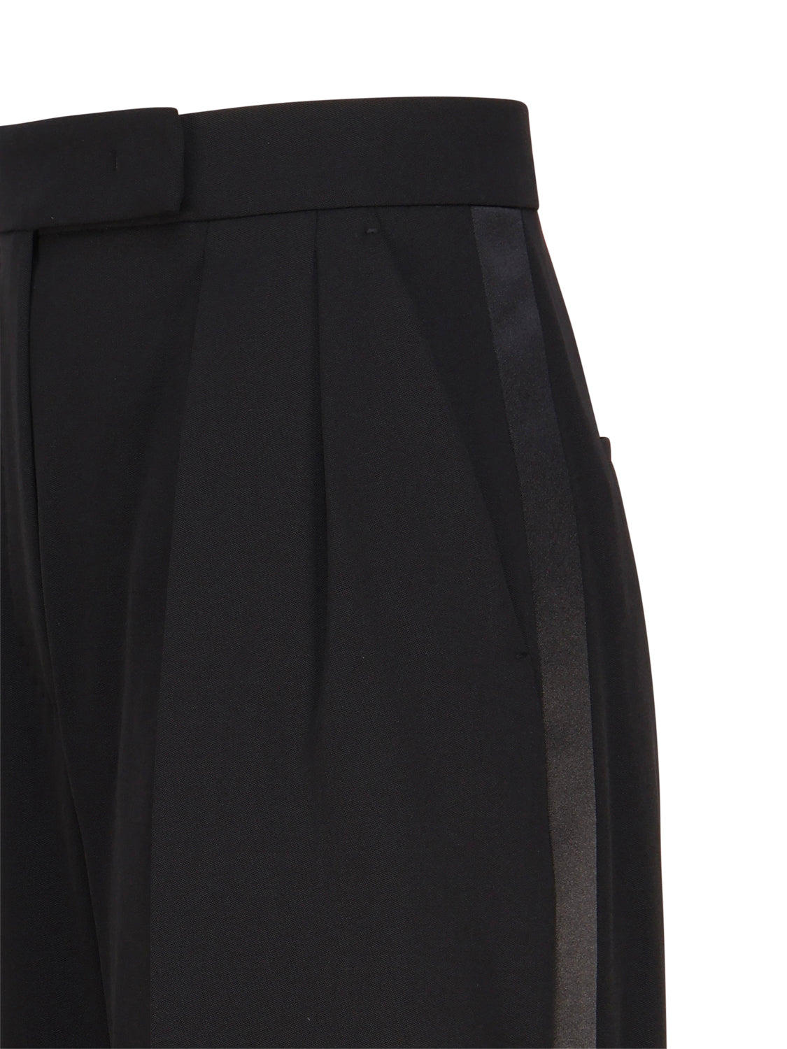 Max Mara Rtw Black Virgin Wool