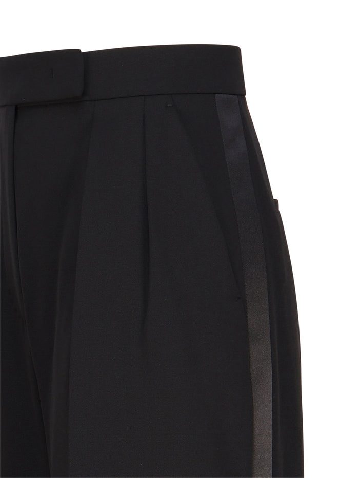 Max Mara Rtw Black Virgin Wool