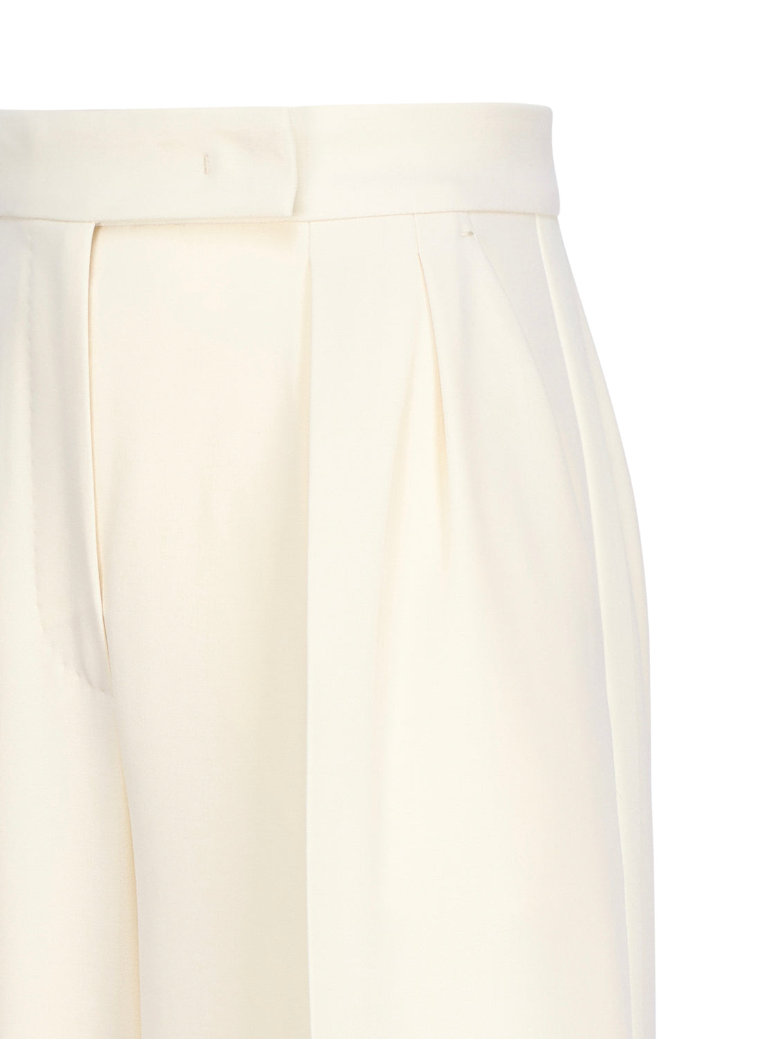 Max Mara Rtw White Virgin Wool