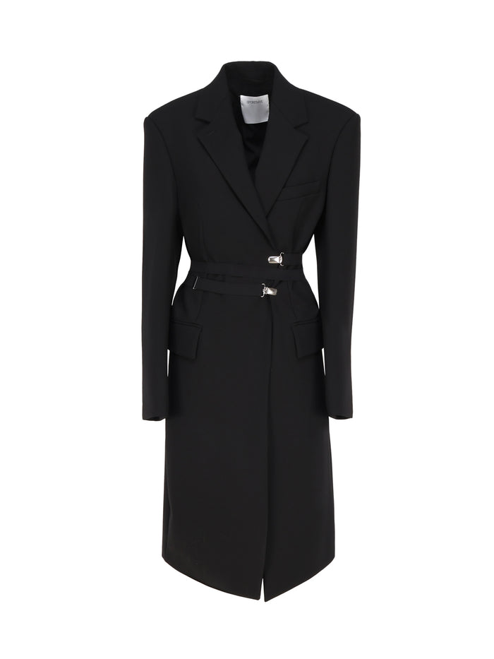 Sportmax Coats Black Polyester