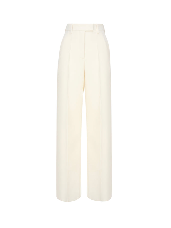Valentino Garavani Rtw White Virgin Wool Polyamide