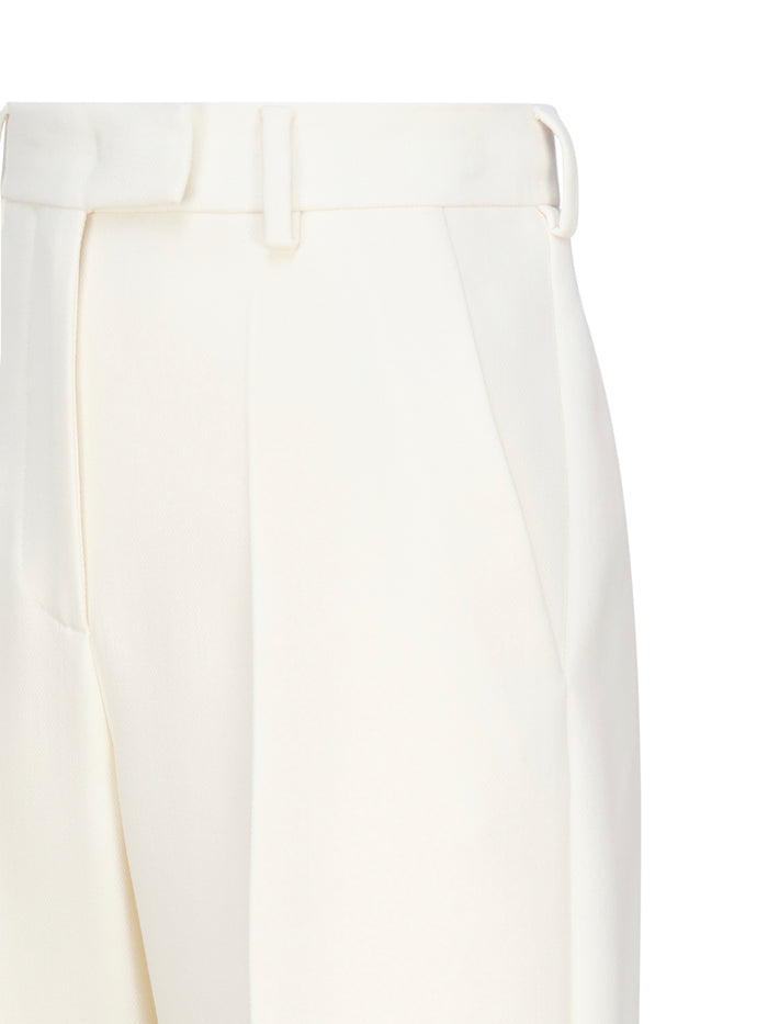 Valentino Garavani Rtw White Virgin Wool Polyamide
