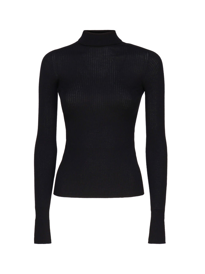 Sportmax Sweaters Black Virgin Wool