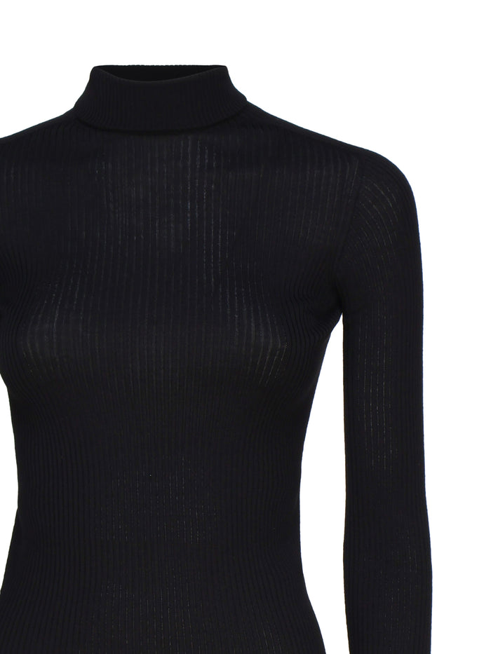 Sportmax Sweaters Black Virgin Wool
