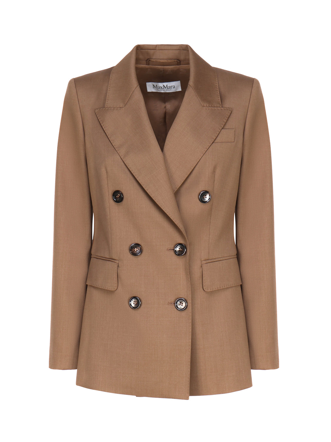 Max Mara Jackets Beige Virgin Wool