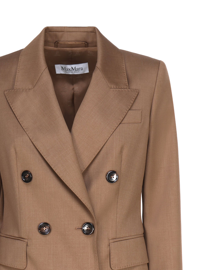 Max Mara Jackets Beige Virgin Wool