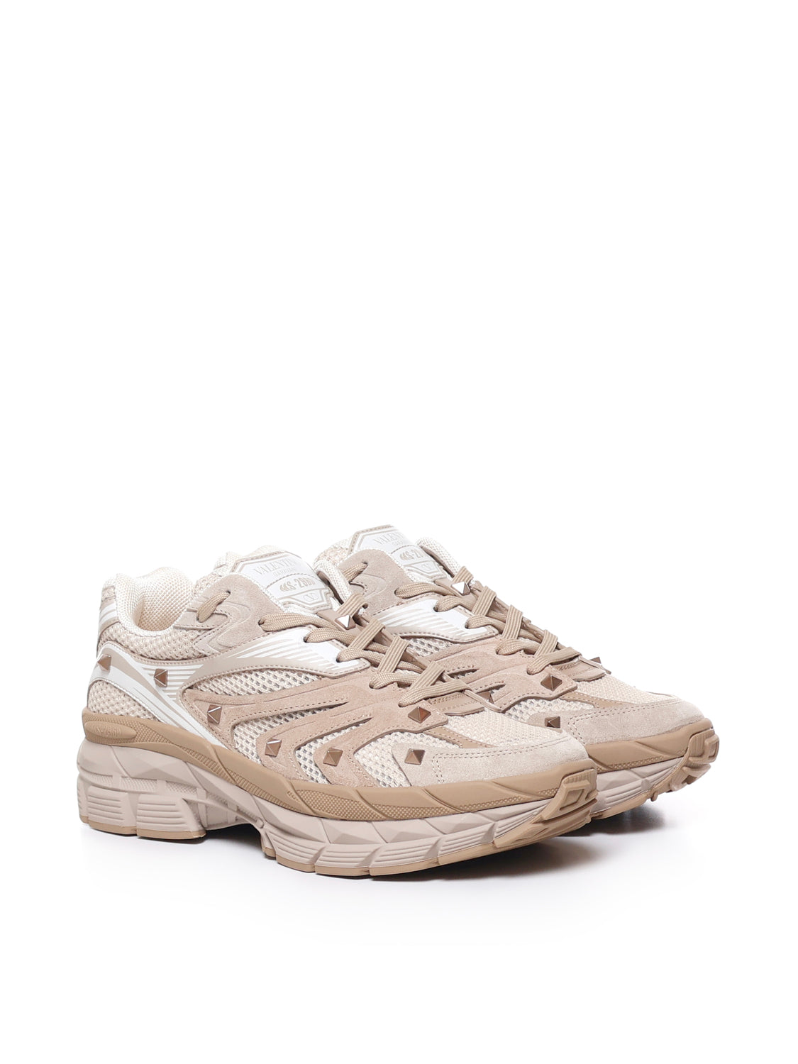 Valentino Garavani Sneakers Beige Mesh