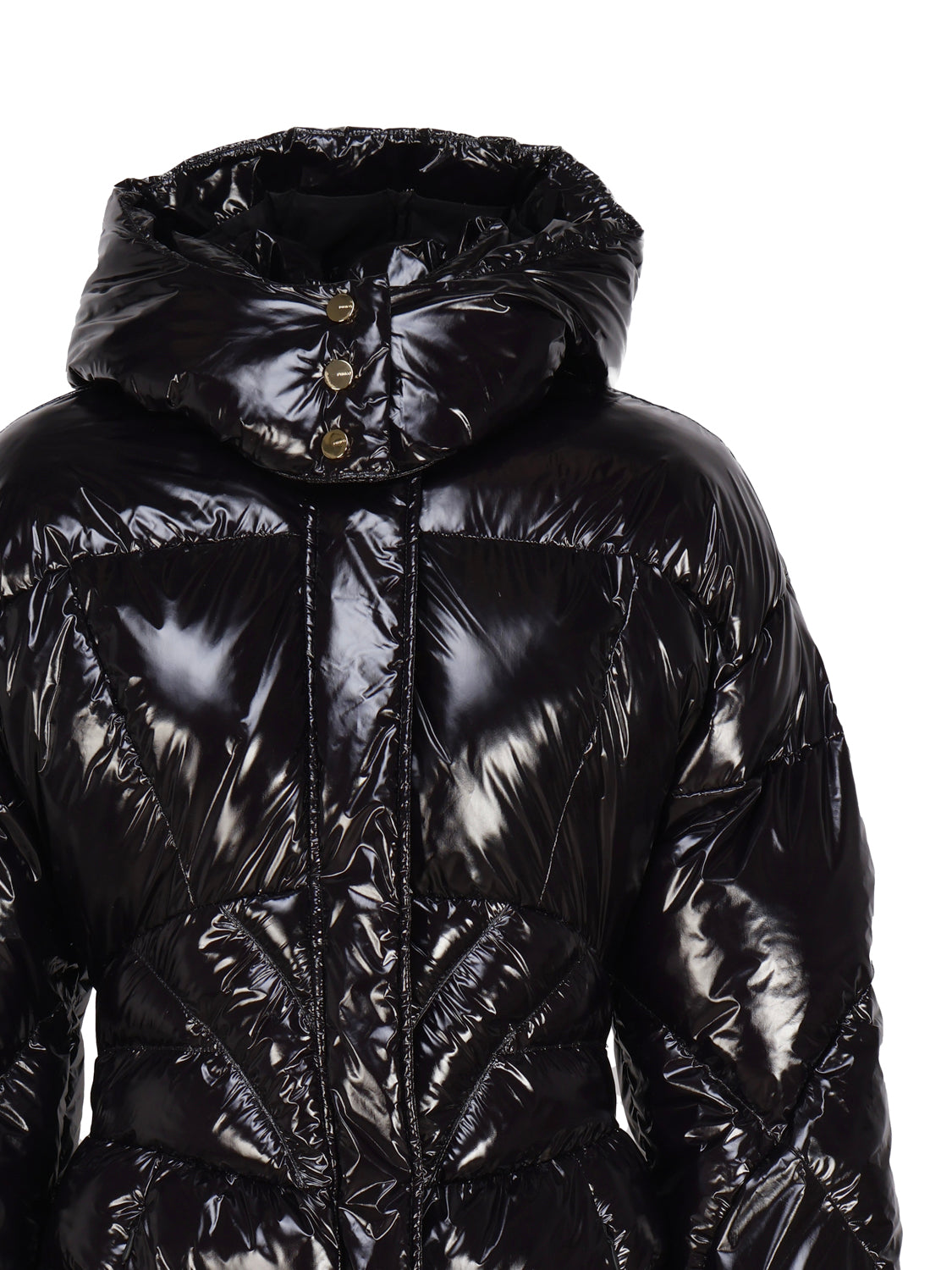 Pinko Coats Black Polyamide