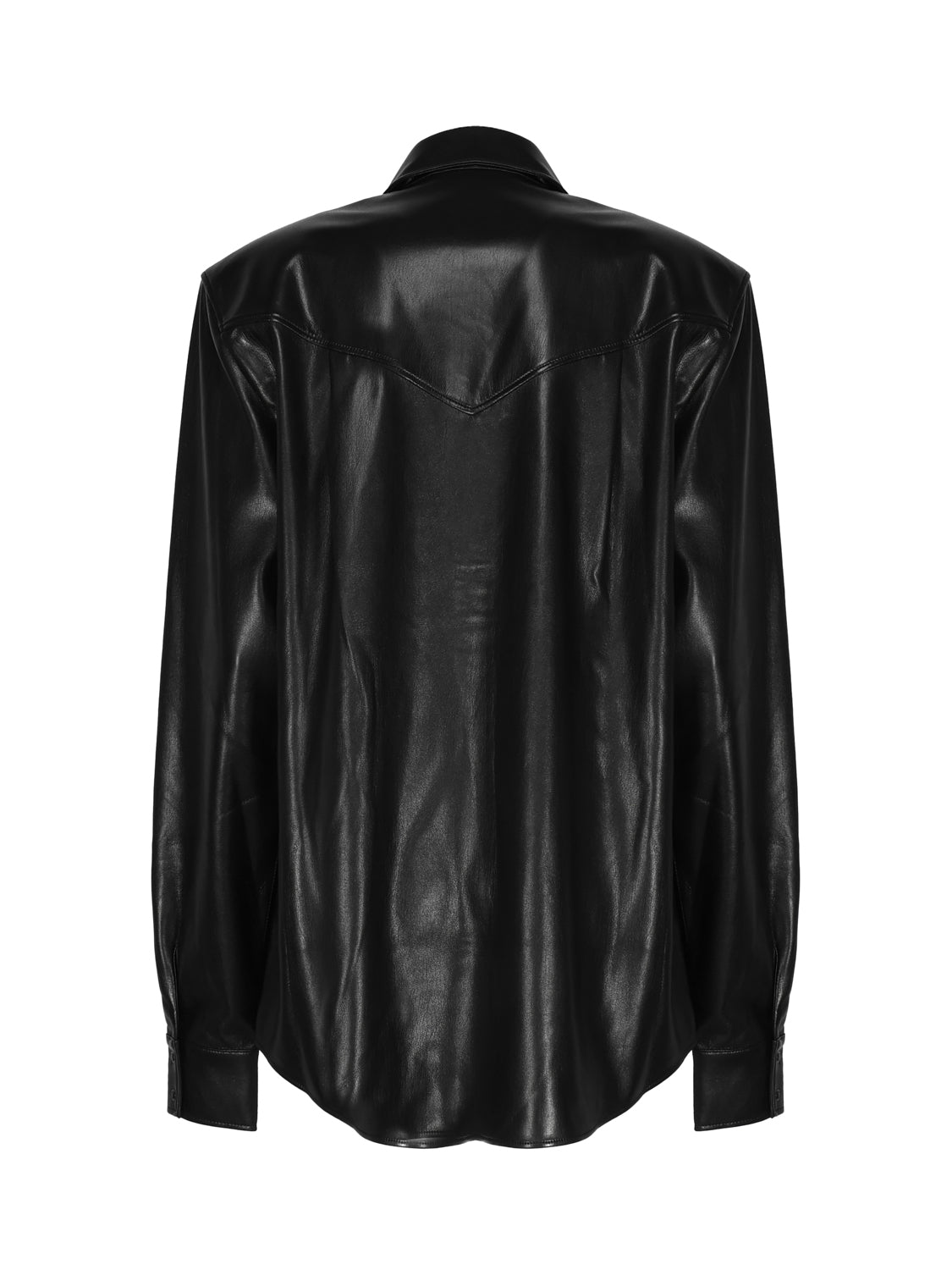 THE ANDAMANE Shirts Black Calfskin